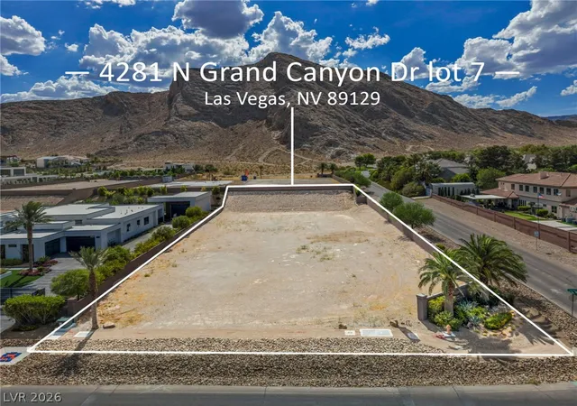 Photo 1 of Land for sale at 4281 N Grand Canyon Dr, Las Vegas, NV 89129 | MLS# 2808206 | Listing updated on 2026-08-29