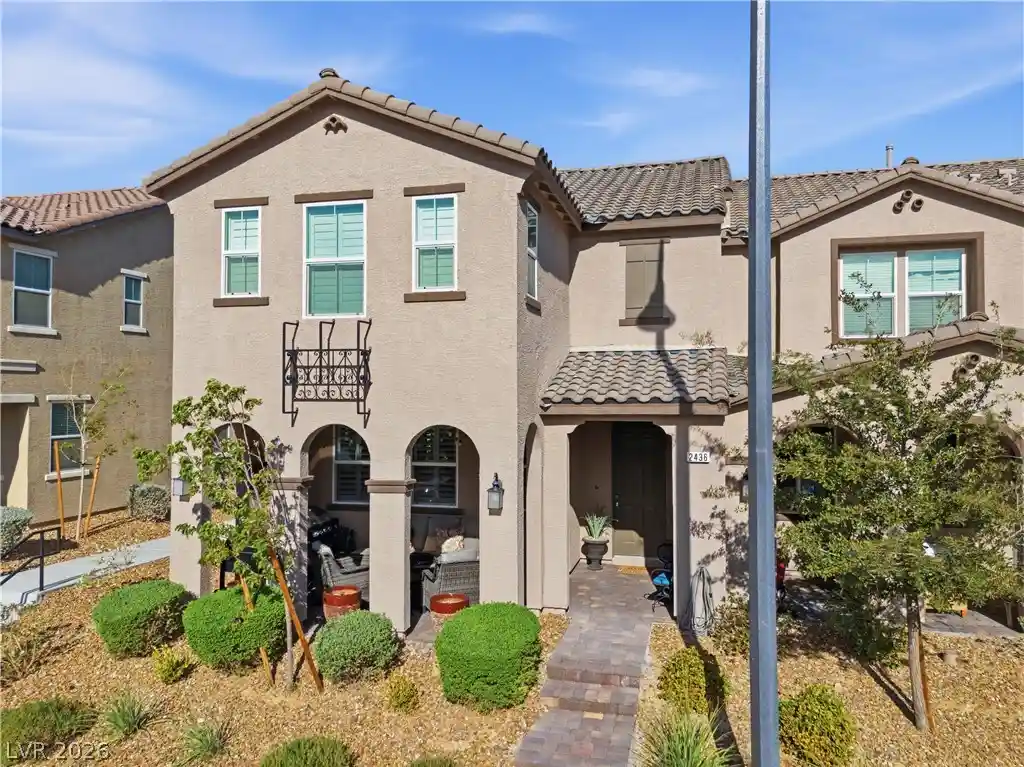 Photo 1 of Townhouse for sale at 2436 Fasano St, Henderson, NV 89044 | MLS# 2818392 | Listing updated on 2026-10-13