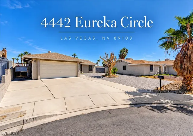Photo 1 of Single family home for sale at 4442 Eureka Cir, Las Vegas, NV 89103 | MLS# 2824728 | Listing updated on 2026-10-08