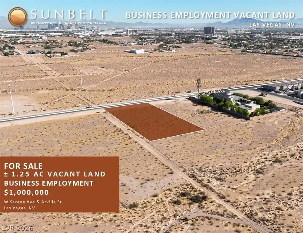 Photo 1 of Land for sale at W Serene, Las Vegas, NV 89139 | MLS# 2825665 | Listing updated on 2026-10-10