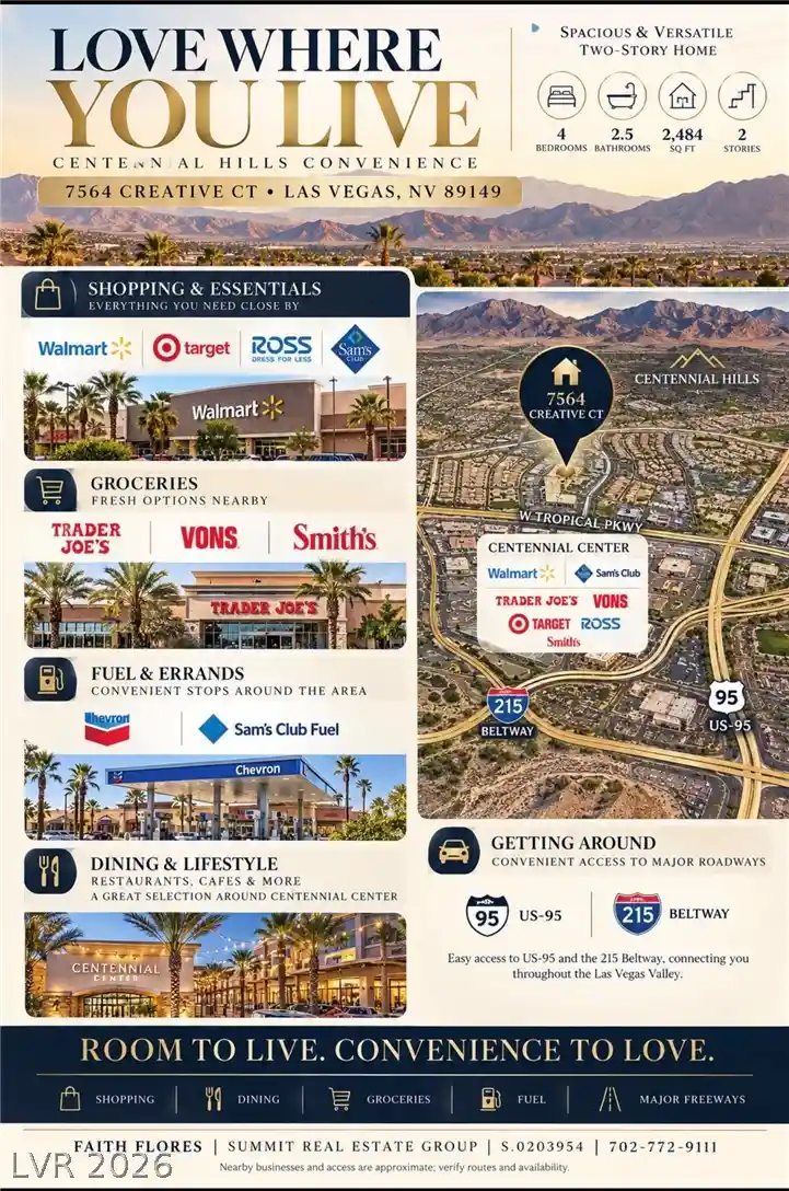 Photo 1 of Single family home for sale at 7564 Creative Ct, Las Vegas, NV 89149 | MLS# 2826528 | Listing updated on 2026-10-27