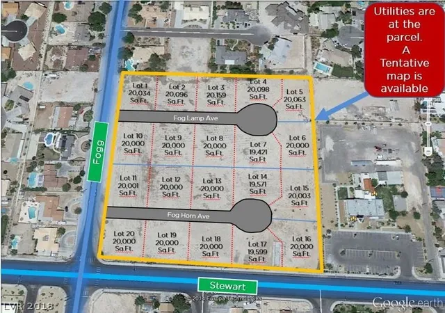 Photo 3 of Land for sale at 6400 Stewart Ave, Las Vegas, NV 89110 | MLS# 1921398 | Listing updated on 2026-05-27