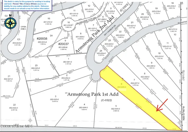 Photo 3 of Land for sale at 3718 E Sky Harbor Dr, Coeur D Alene, ID 83814 | MLS# 26-407 | Listing updated on 2026-05-07
