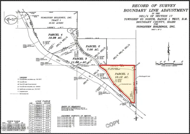 Homes for sale in Bonners Ferry, ID | Bootlegger Lane  Parcel 1, Bonners Ferry, ID 83805 | MLS# 26-3047