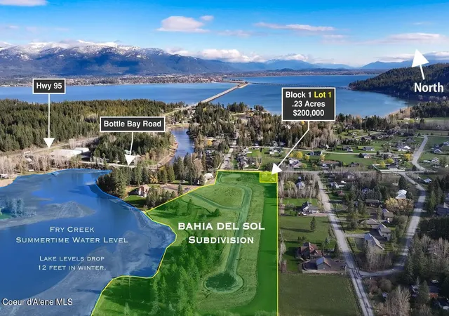 Photo 1 of Land for sale at Nna Bk 1 Lot 1 Bottle Bay Rd, Sagle, ID 83860 | MLS# 26-3643 | Listing updated on 2026-05-08