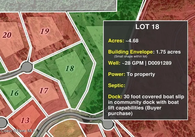 Photo 2 of Land for sale at Lot 18 Camp Bay, Sagle, ID 83860 | MLS# 26-3723 | Listing updated on 2026-05-08