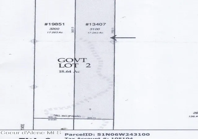 Photo 1 of Land for sale at N Hill Rd, Post Falls, ID 83854 | MLS# 26-3963 | Listing updated on 2026-07-10