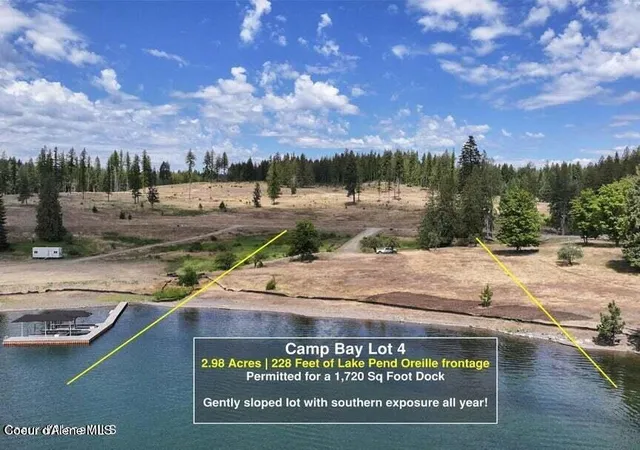 Photo 3 of Land for sale at Tract 4 N Camp Bay Rd, Sagle, ID 83860 | MLS# 26-4567 | Listing updated on 2026-05-07