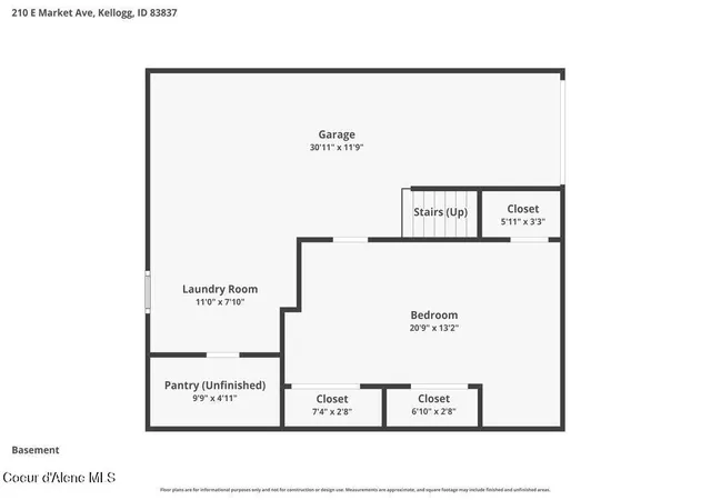 Homes for sale in Kellogg, ID | 210 E Market Ave, Kellogg, ID 83837 | MLS# 26-5134