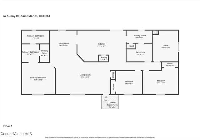 Homes for sale in Saint Maries, ID | 62 Sunny Rd, Saint Maries, ID 83861 | MLS# 26-7101