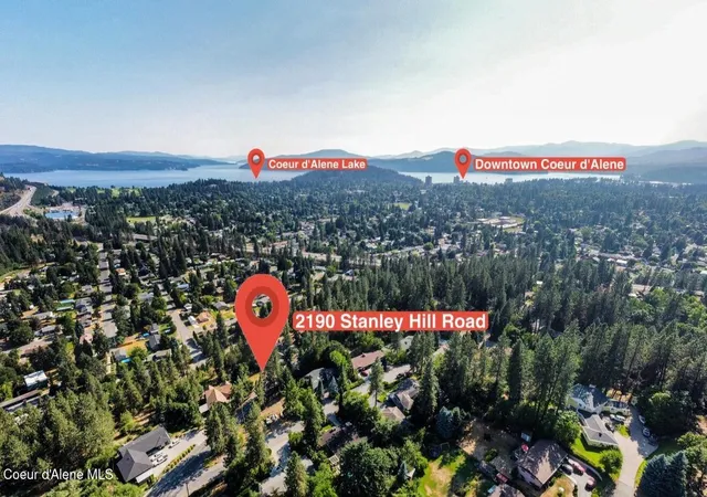 Photo 2 of Land for sale at 2190 E Stanley Hl Rd, Coeur D Alene, ID 83814 | MLS# 26-8900 | Listing updated on 2026-08-31