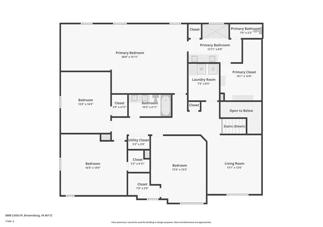 69th image of 6808 Collisi Pl, Brownsburg, IN 46112 | MLS# 22039509