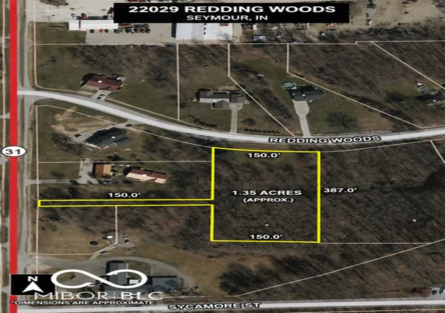 Photo 1 of Land for sale at 22029 Redding Woods, Seymour, IN 47274 | MLS# 22073263 | Listing updated on 2026-08-07
