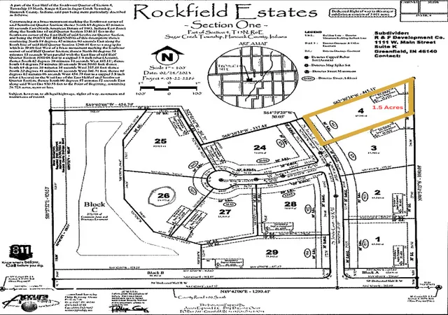 4th image of Lot 4 Rockfield Estates St, Greenfield, IN 46140 | MLS# 22073971