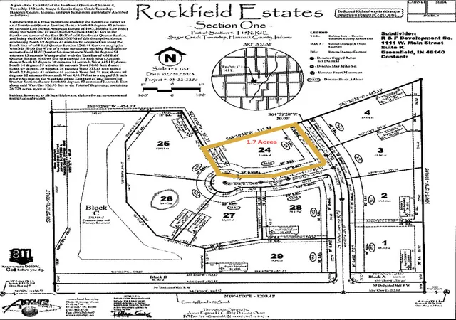 4th image of Lot 24 Rockfield Estates, Greenfield, IN 46140 | MLS# 22073978