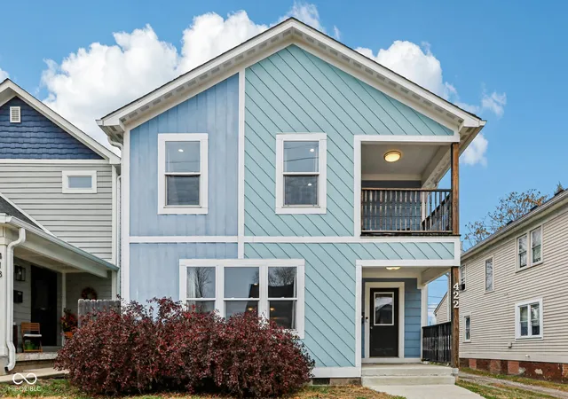 Photo 1 of Single family home for sale at 422 Sanders St, Indianapolis, IN 46225 | MLS# 22074432 | Listing updated on 2026-09-02