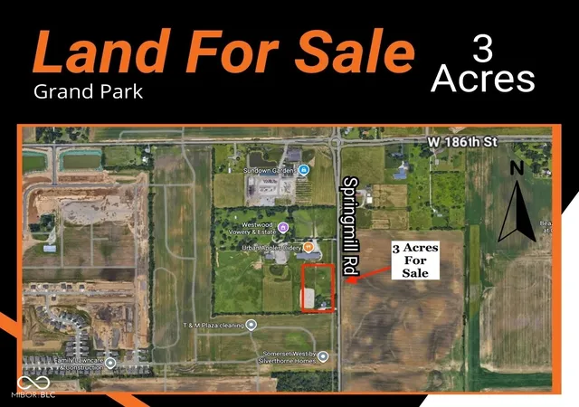 Photo 1 of Land for sale at 18218 Spring Ml Rd, Westfield, IN 46074 | MLS# 22083395 | Listing updated on 2026-02-10