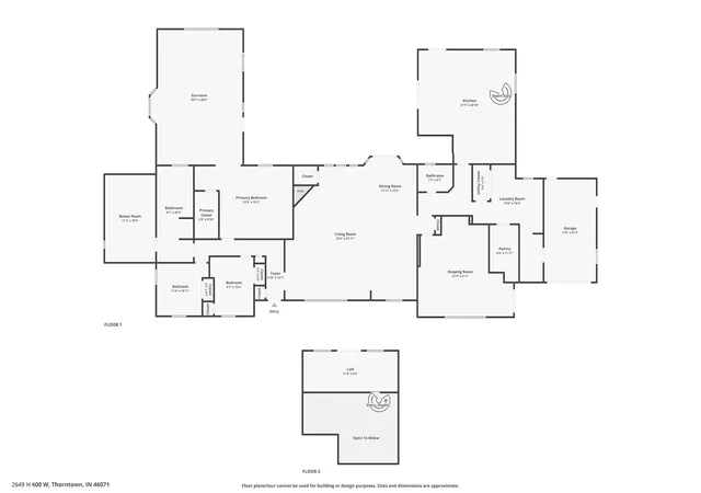 Homes for sale in Thorntown, IN | 2649 N 600 W, Thorntown, IN 46071 | MLS# 22098222