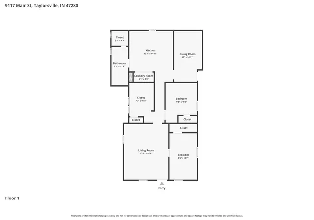 Homes for sale in Taylorsville, IN | 9117 Main St, Taylorsville, IN 47280 | MLS# 22099118