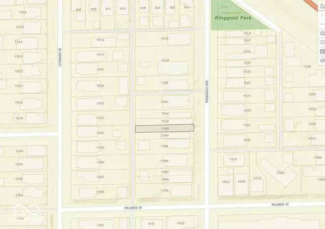 Photo 2 of Land for sale at 1540 Ringgold Ave, Indianapolis, IN 46203 | MLS# 22099796 | Listing updated on 2026-05-06