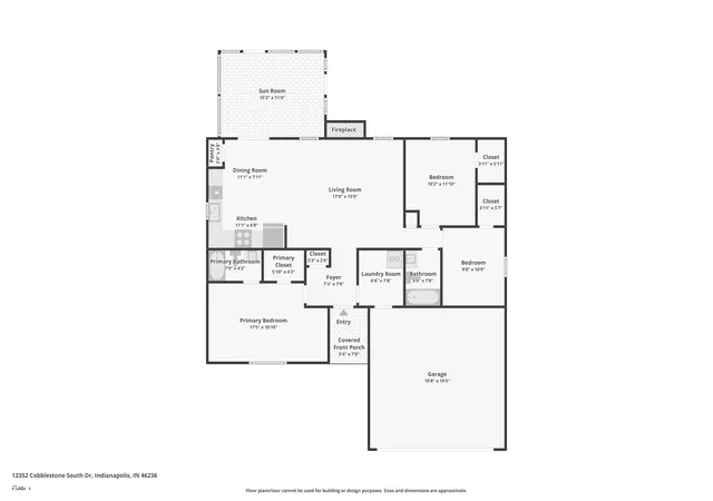 Homes for sale in Indianapolis, IN | 12352 Cobblestone South Dr, Indianapolis, IN 46236 | MLS# 22100430