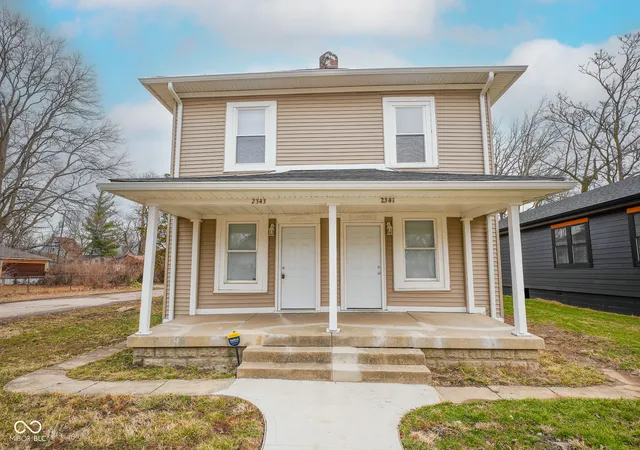 Photo 1 of Multi family home for sale at 2343 E Adams St, Indianapolis, IN 46218 | MLS# 22106499 | Listing updated on 2026-06-09