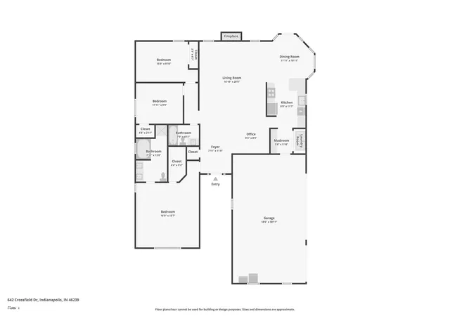 59th image of 642 Crossfield Dr, Indianapolis, IN 46239 | MLS# 22107010