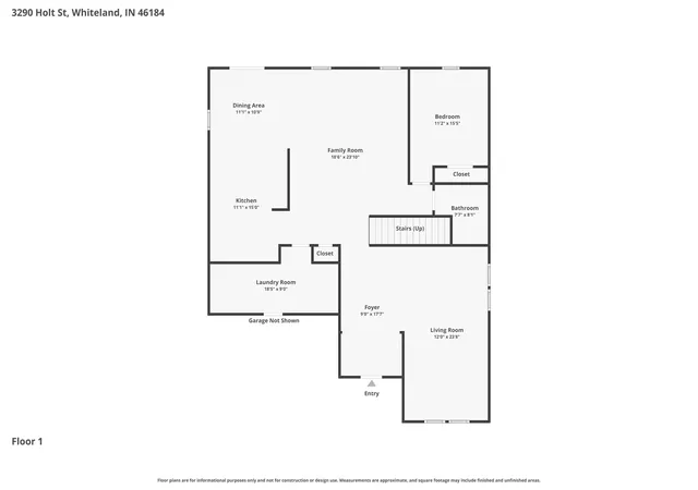 3rd image of 3290 Holt St, Whiteland, IN 46184 | MLS# 22107450