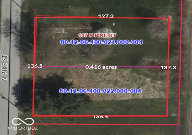 Photo 1 of Land for sale at 107 N Pike St, Kempton, IN 46049 | MLS# 22107623 | Listing updated on 2026-06-22