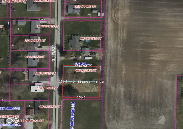 Photo 3 of Land for sale at 107 N Pike St, Kempton, IN 46049 | MLS# 22107623 | Listing updated on 2026-06-22