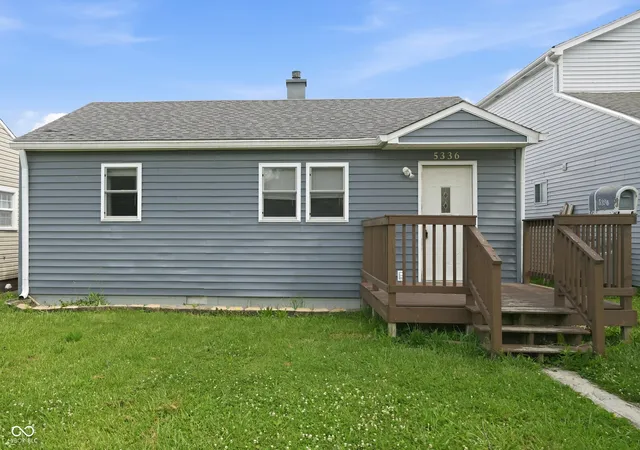 Photo 1 of Single family home for sale at 5336 Fletcher Ave, Indianapolis, IN 46219 | MLS# 22108088 | Listing updated on 2026-06-25