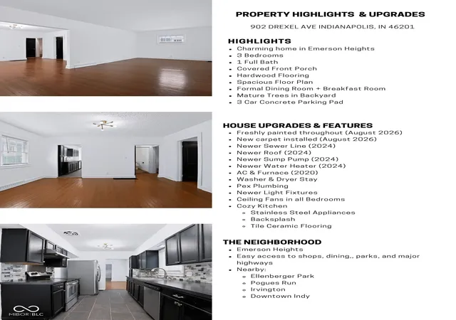 36th image of 902 N Drexel Ave, Indianapolis, IN 46201 | MLS# 22108781