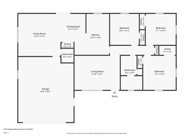 23rd image of 1741 Shepherd Rd, Anderson, IN 46012 | MLS# 22109410