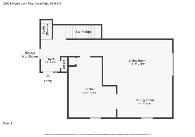 3rd image of 2760 S Morristown Pike, Greenfield, IN 46140 | MLS# 22109582