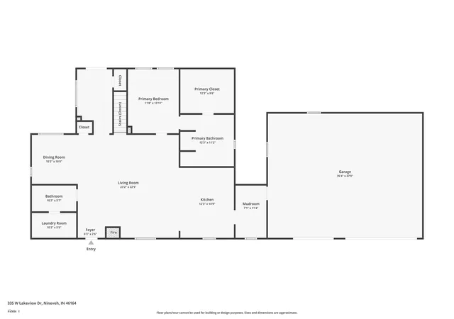 5th image of 335 W Lakeview Dr, Nineveh, IN 46164 | MLS# 22110407