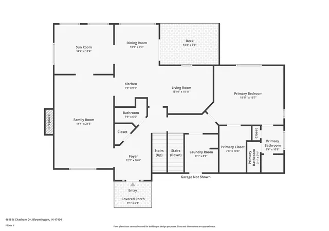5th image of 4618 N Chatham Dr, Bloomington, IN 47404 | MLS# 22110447