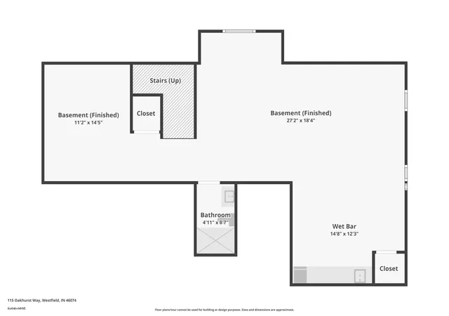 60th image of 115 Oakhurst Wy, Westfield, IN 46074 | MLS# 22112245