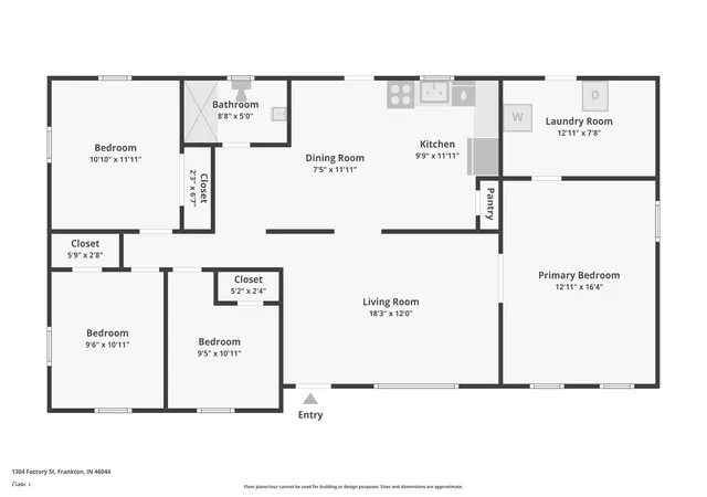 33rd image of 1304 Factory St, Frankton, IN 46044 | MLS# 22112927