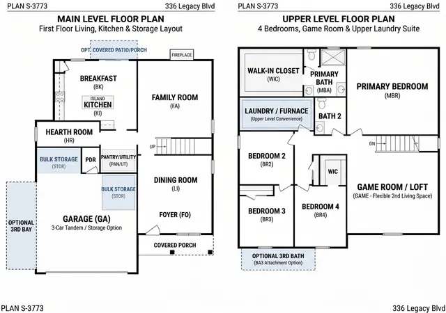 Photo 3 of Single family home for sale at 336 Legacy Blvd, Greenwood, IN 46143 | MLS# 22113373 | Listing updated on 2026-10-22