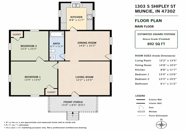 19th image of 1303 S Shipley St, Muncie, IN 47302 | MLS# 22115696