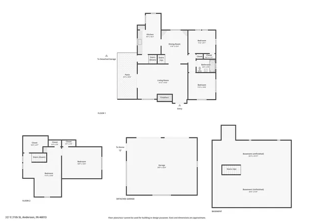 Photo 34 of Single family home for sale at 327 E 37th Street, Anderson, IN 46013 | MLS# 22116023 | Listing updated on 2026-08-03