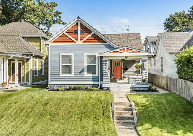 Photo 1 of Single family home for sale at 338 Sanders St, Indianapolis, IN 46225 | MLS# 22117813 | Listing updated on 2026-09-04
