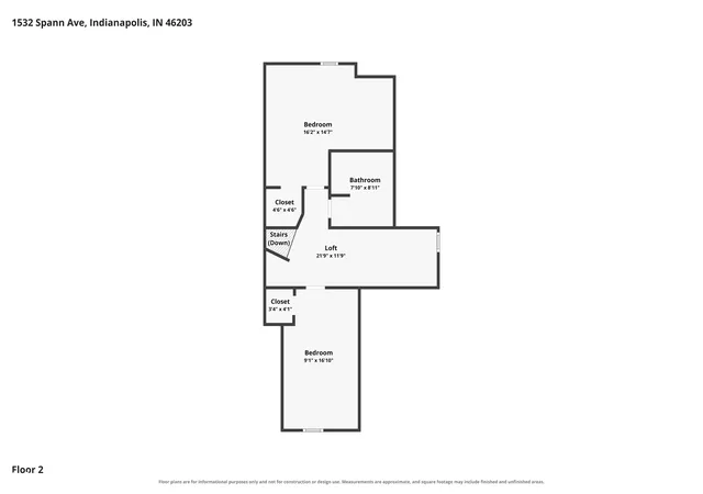 52nd image of 1532 Spann Ave, Indianapolis, IN 46203 | MLS# 22117928