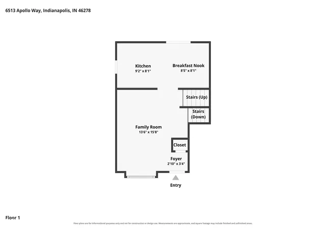 3rd image of 6513 Apollo Wy, Indianapolis, IN 46278 | MLS# 22118075