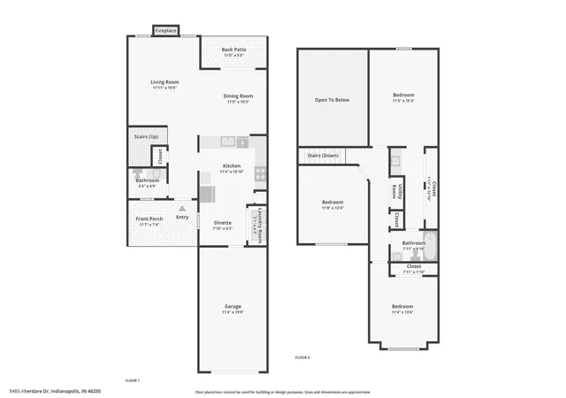 36th image of 9495 Aberdare Dr, Indianapolis, IN 46250 | MLS# 22118582