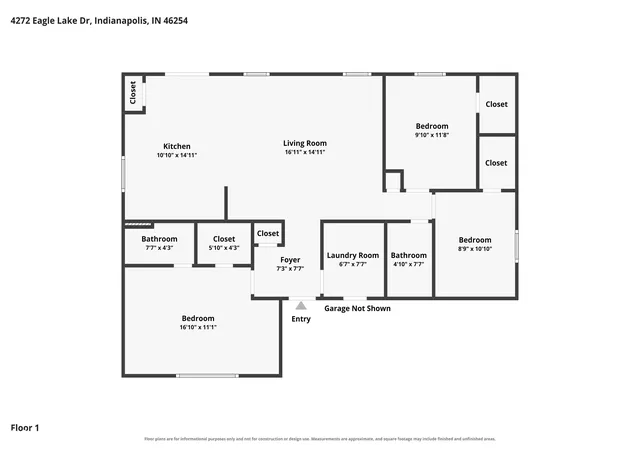 3rd image of 4272 Eagle Lake Dr, Indianapolis, IN 46254 | MLS# 22119207