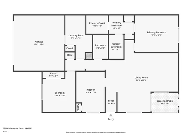 45th image of 9200 Wadsworth Ct, Fishers, IN 46037 | MLS# 22119377