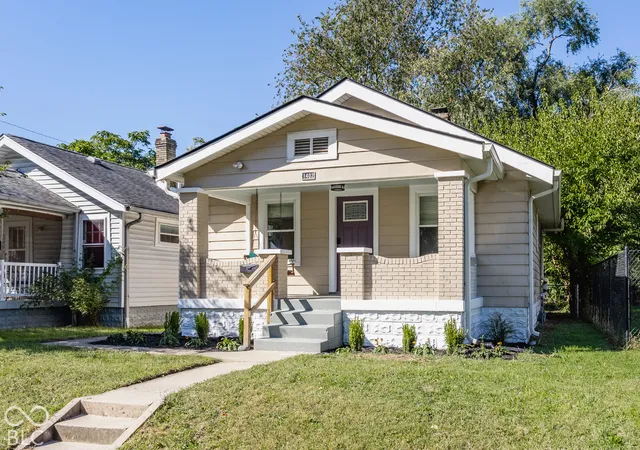 Photo 1 of Single family home for sale at 1402 N Grant Ave, Indianapolis, IN 46201 | MLS# 22119550 | Listing updated on 2026-10-07