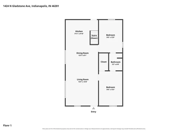 3rd image of 1424 N Gladstone Ave, Indianapolis, IN 46201 | MLS# 22119573