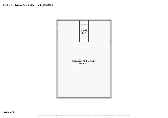 Photo 3 of Single family home for sale at 1424 N Gladstone Ave, Indianapolis, IN 46201 | MLS# 22119573 | Listing updated on 2026-10-06